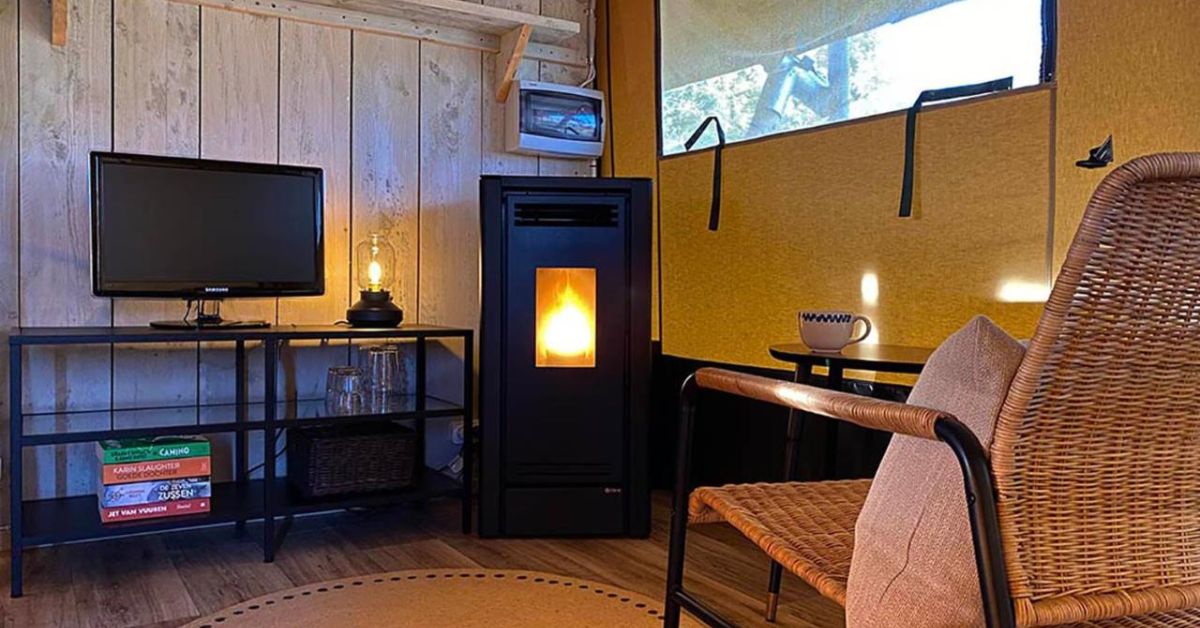 Vista Interior Casa Rural Can Elisa Safari Tent 