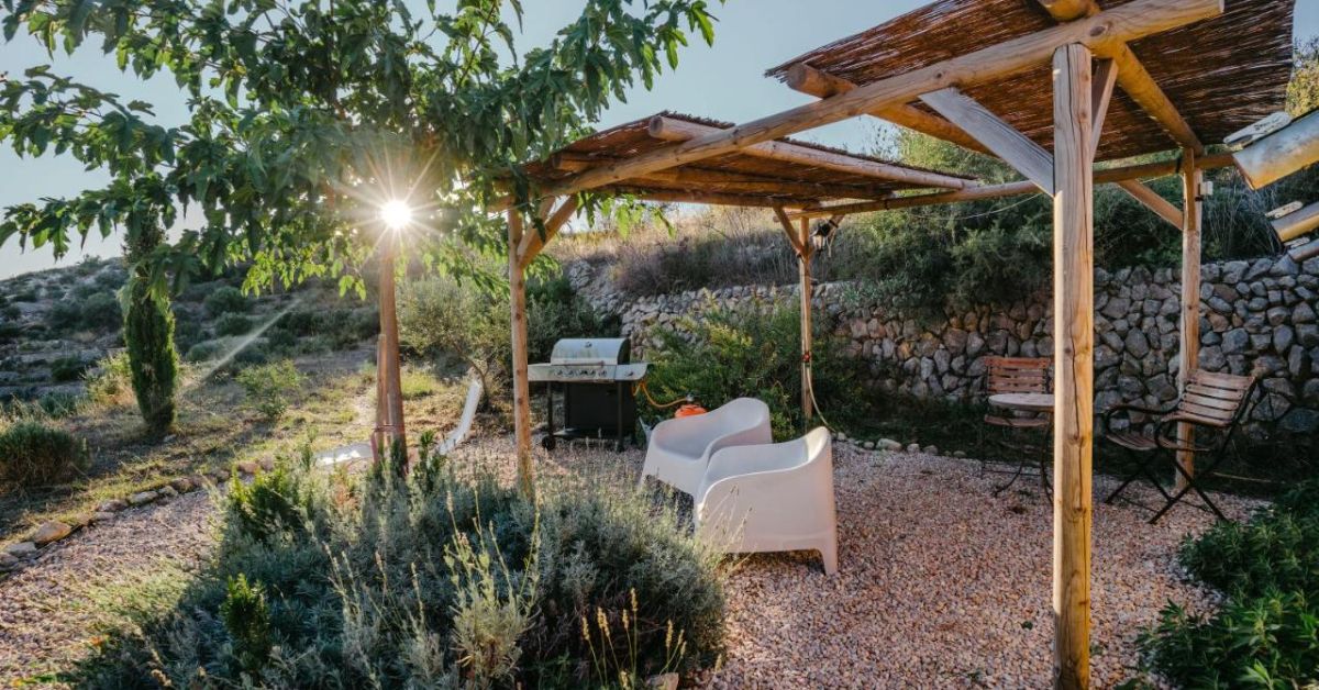 Vista Exterior Casa Rural Can Elisa Safari Tent 