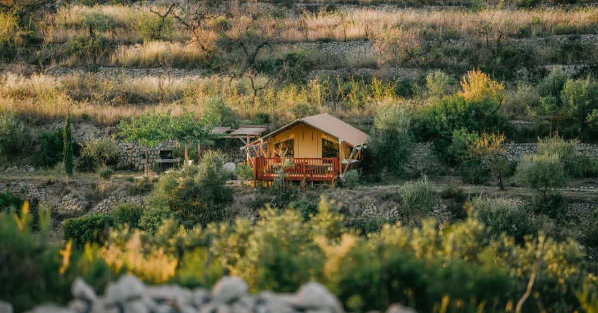 Vista Exterior Casa Rural Can Elisa Safari Tent 