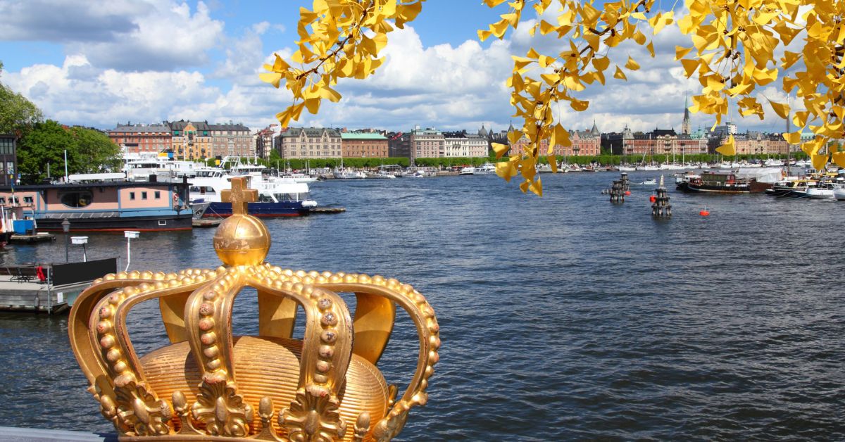 Corona en Puente Skeppsholmen