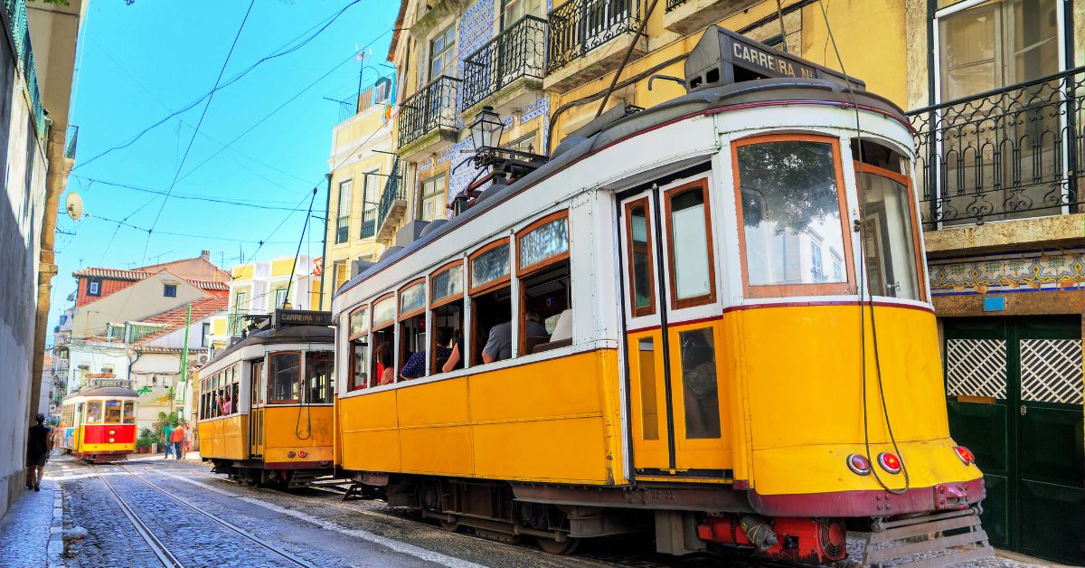 Tranvías amarillos de Lisboa