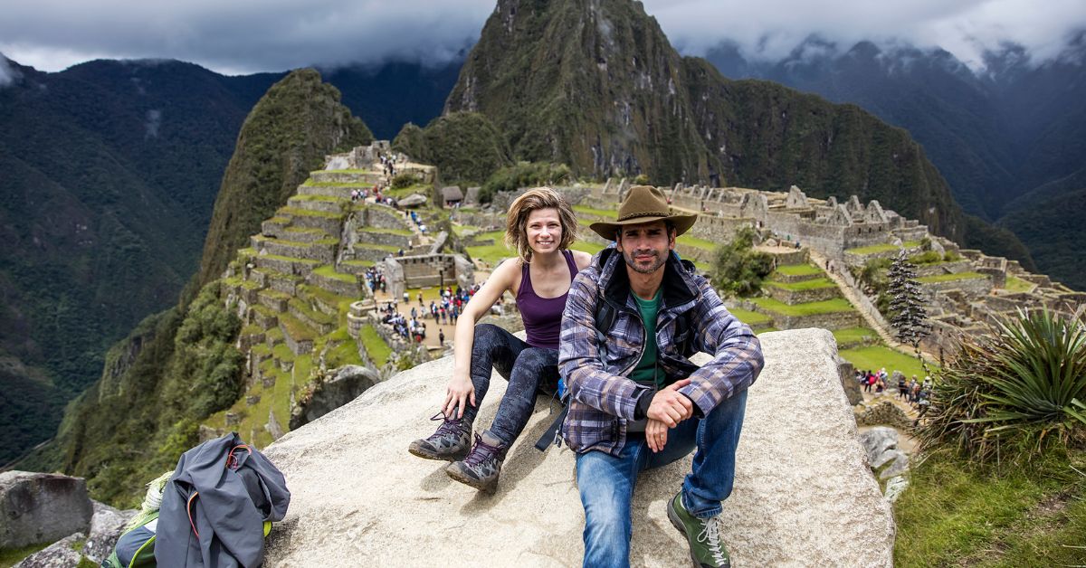 Turistas en Machu Pichu