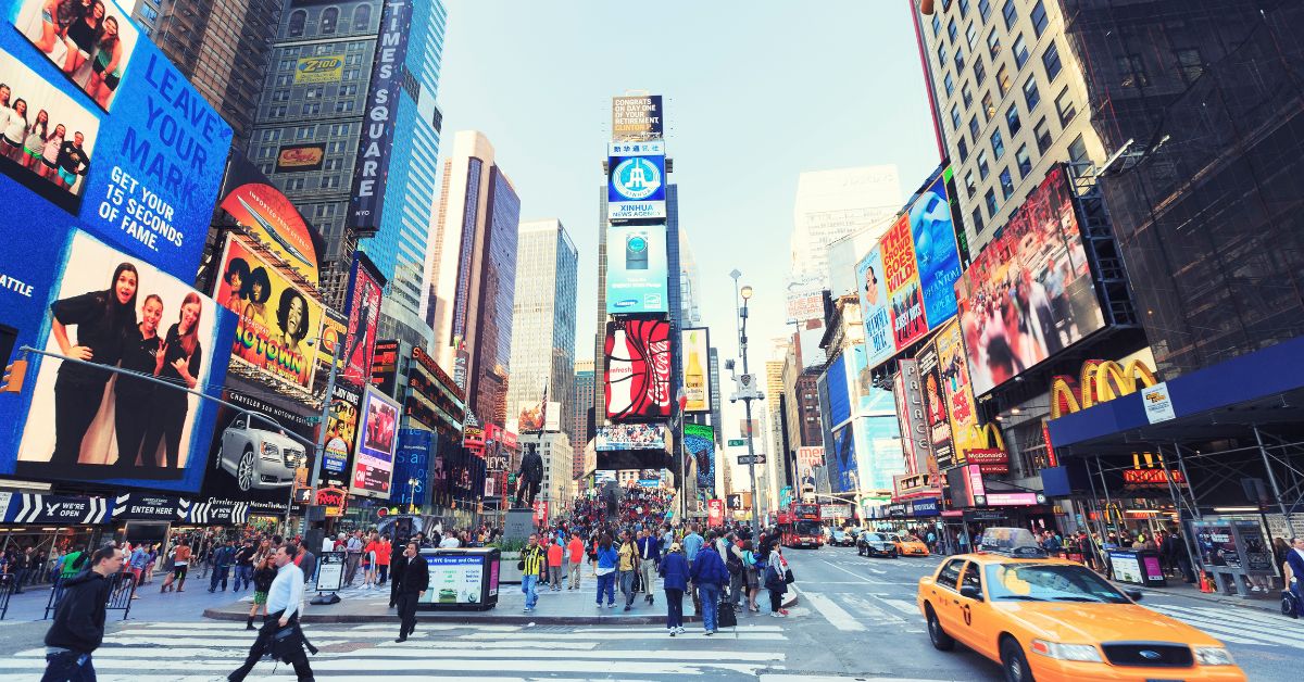Calle de Times Square Nueva York