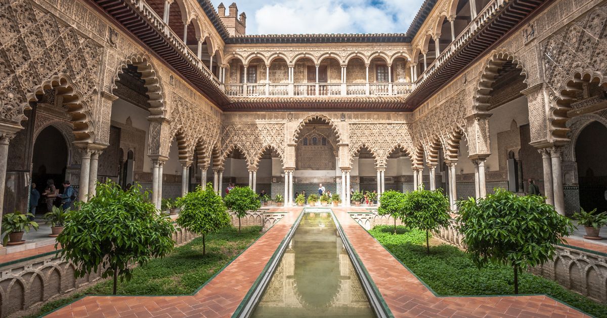 Patio en Real Alcazar Sevilla