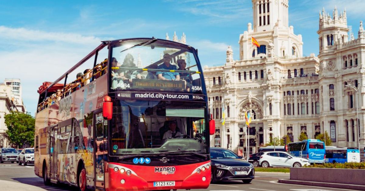 Vista de Madrid Tour Bus en Madrid