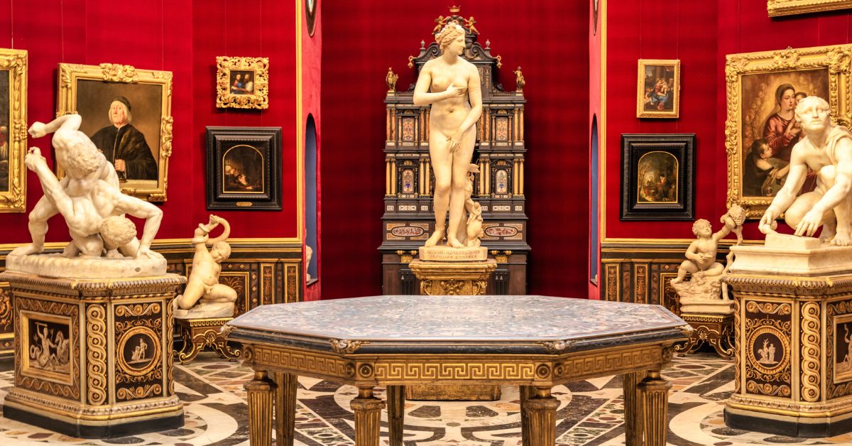 Palacio de los Uffizi en Florencia - Firenze, Italia