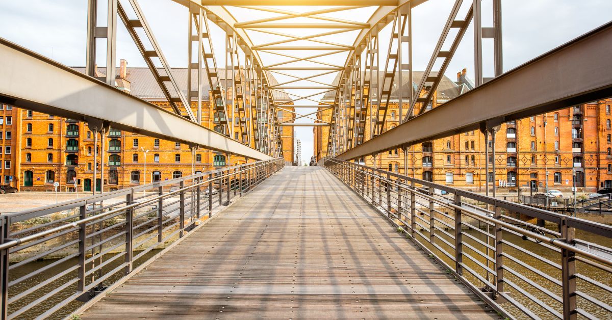 Puente en Ciudad de Hamburgo