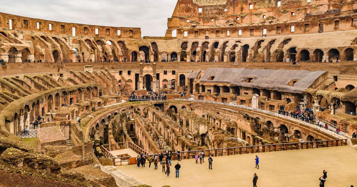 Vista Interior del Coliseo Romano