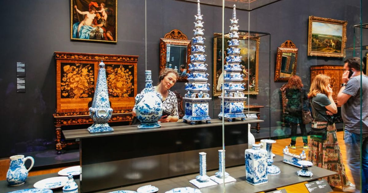 Exposición de cerámica de Delft y arte asiático en el Rijksmuseum