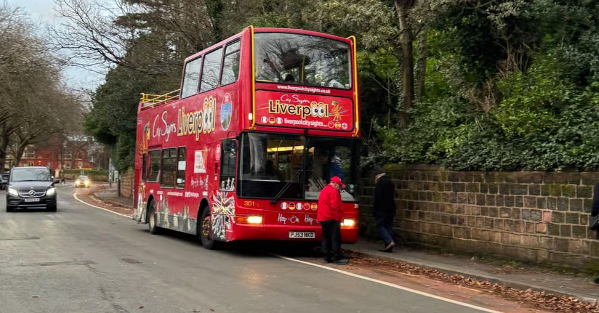 Bus Turístico en Liverpool, Inglaterra