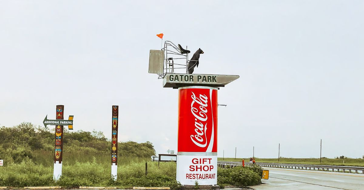Entrada a Gator Park en Everglades National Park, Florida