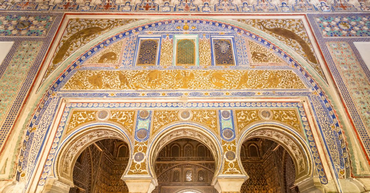 Exterior del Edificio Alcázar de Sevilla España