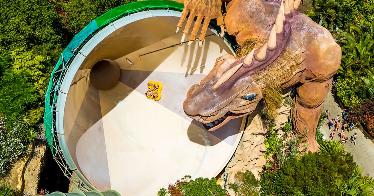 Vista de arriba de Parque de Atracciones Siam Park, Tenerife