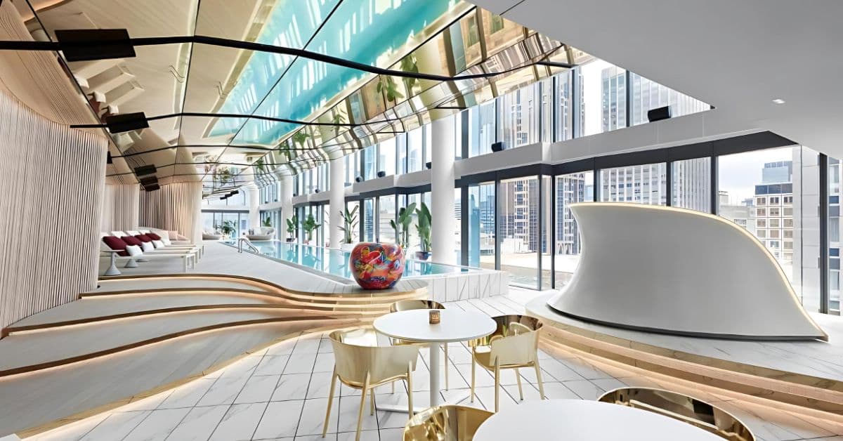 Área exterior del Big W Melbourne Hotel, Melbourne, Australia