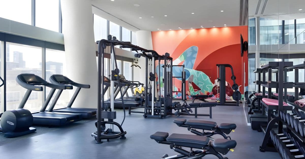 Gym del Big W Melbourne Hotel, Australia