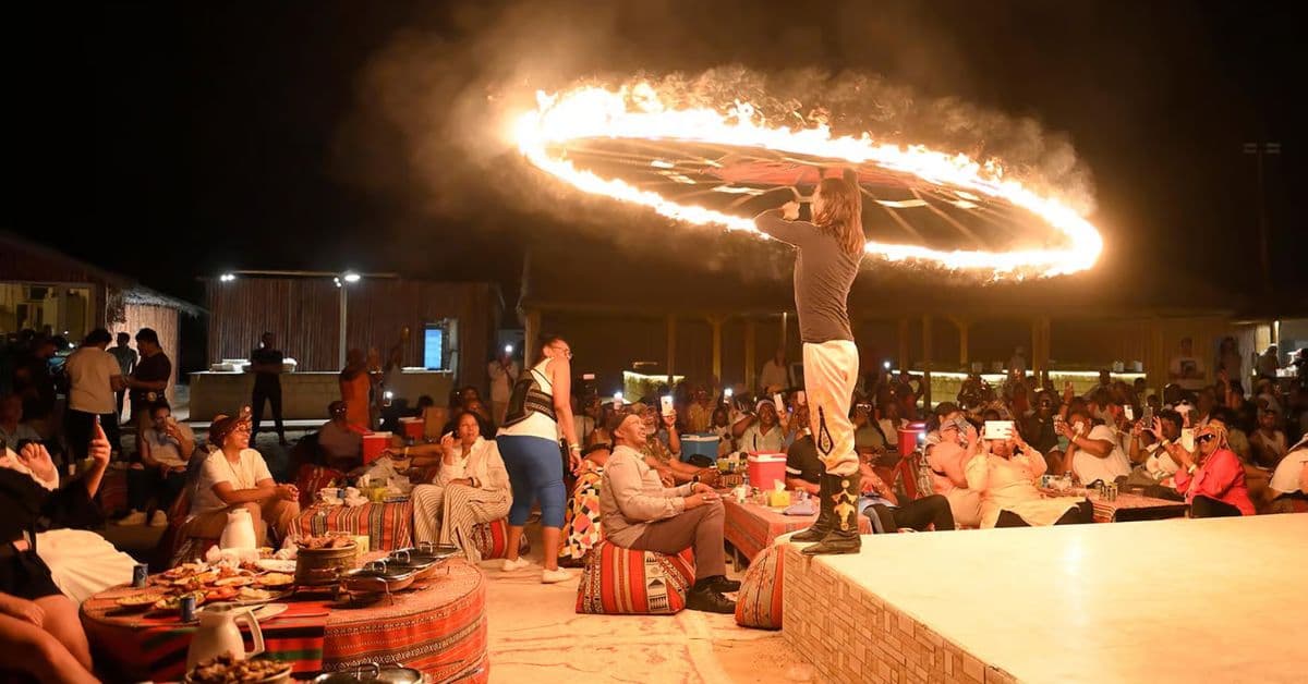 Mega Fire Show en excursión especial en Dubái
