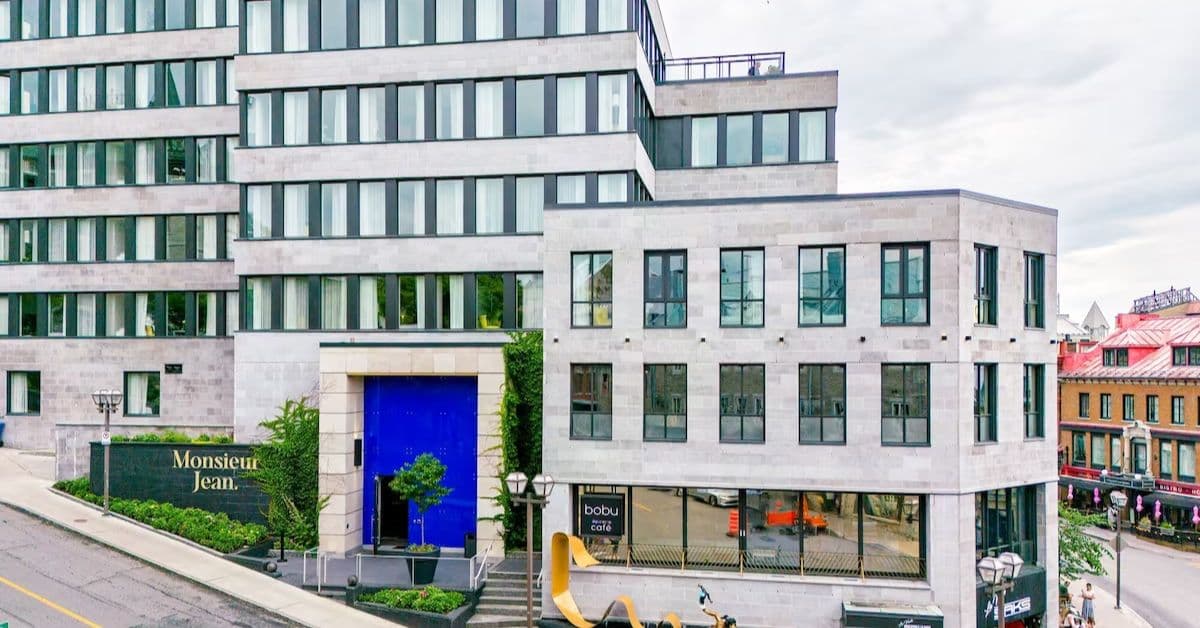 Fachada externa del alojamiento Monsieur Jean – Hotel Particulier, Quebec
