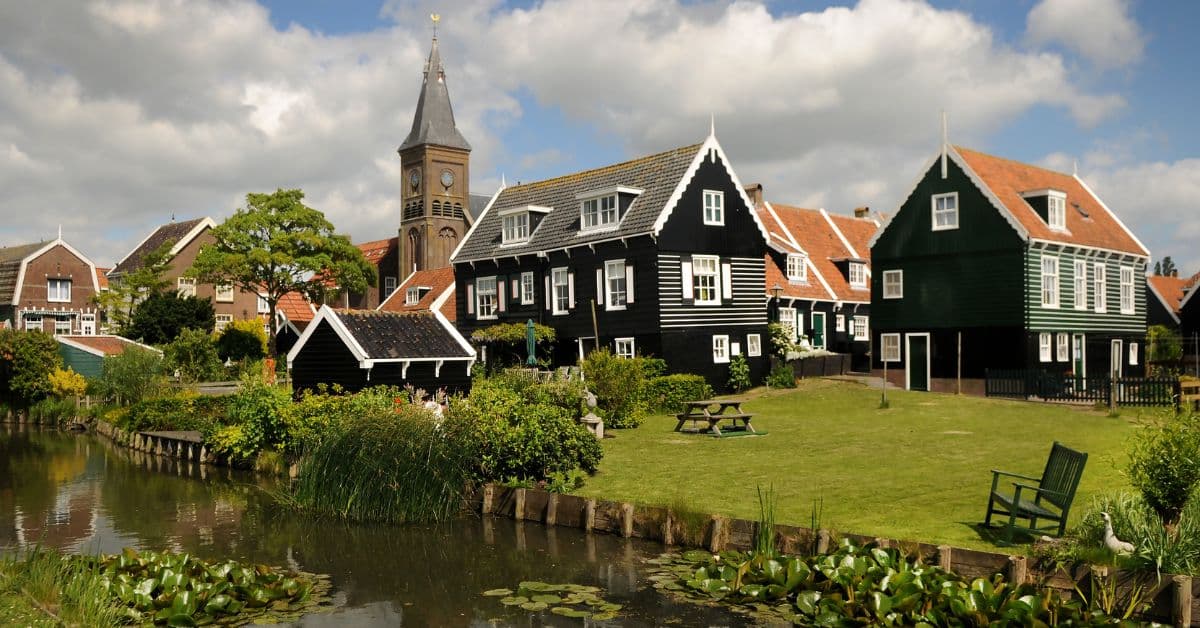Pueblo pesquero holandés de Marken, Países Bajos