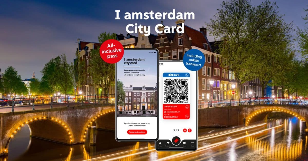 Representación Gráfica de tarjetas I Ámsterdam City Card, pase para el viajero