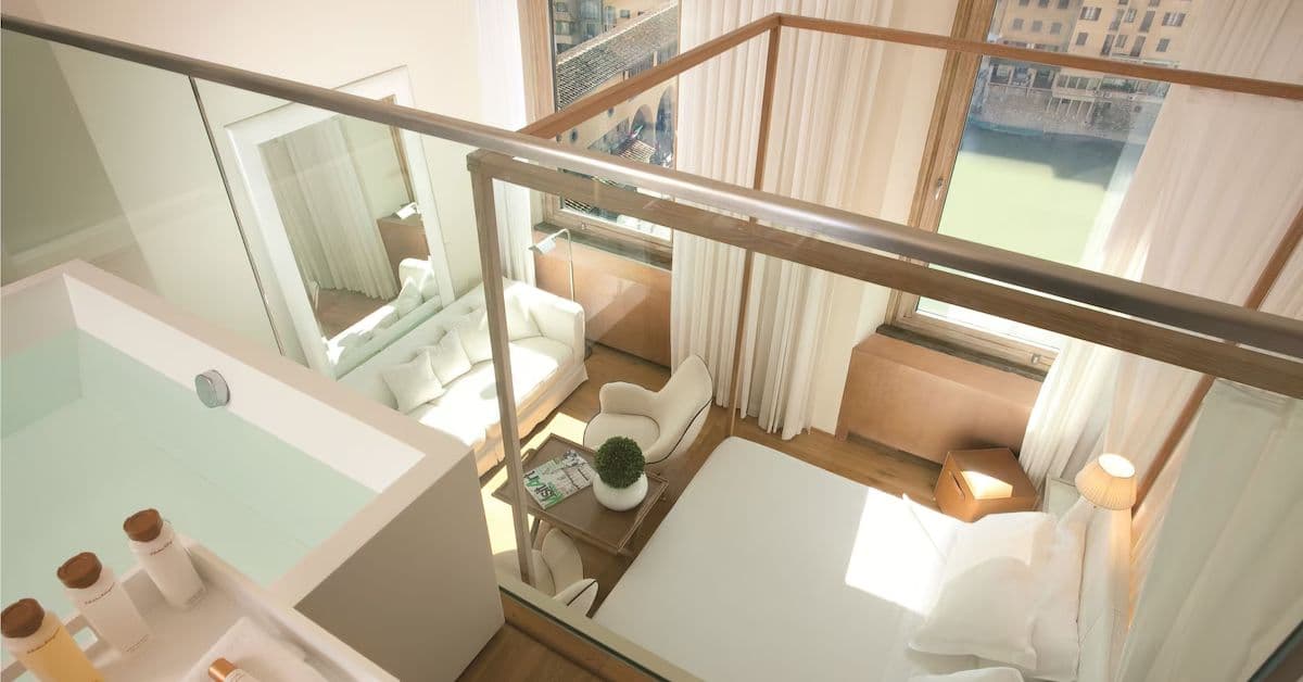 Suite Panorámica del Hotel Continentale - Lungarno Collection, Florencia