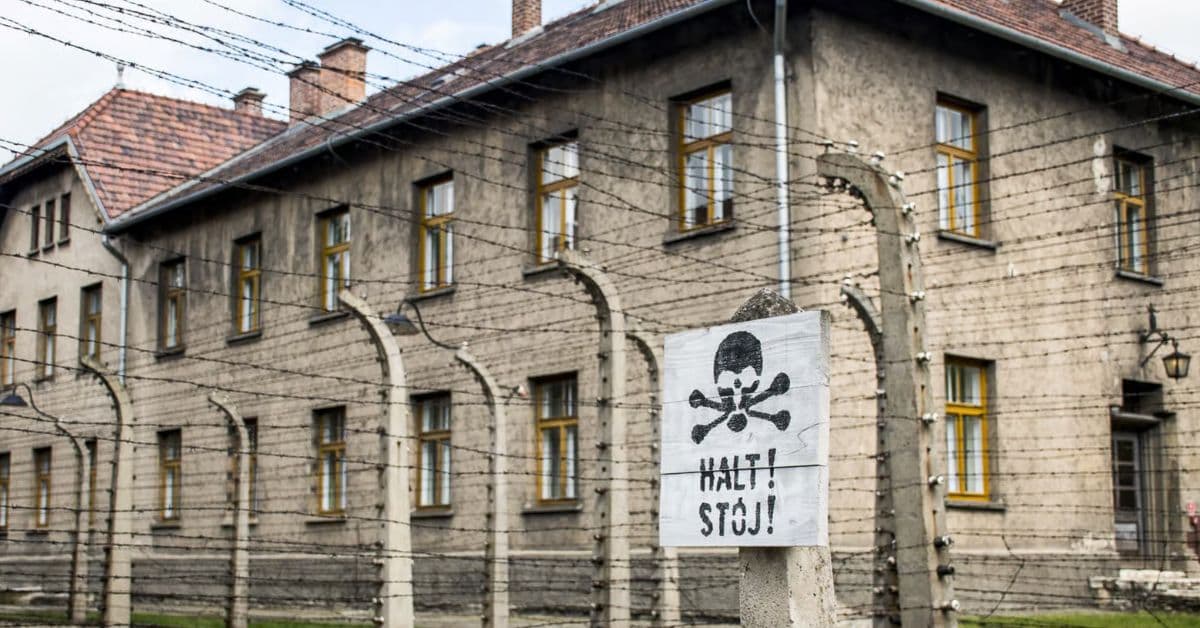 Zona de Auschwitz y Birkenau en Cracovia, Polonia